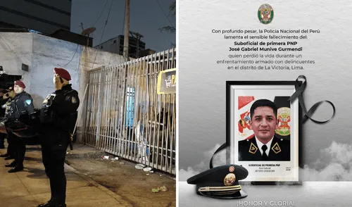 Policía fallece y otro queda herido tras enfrentamiento en La Victoria Policía fallece y otro queda herido tras enfrentamiento en La Victoria