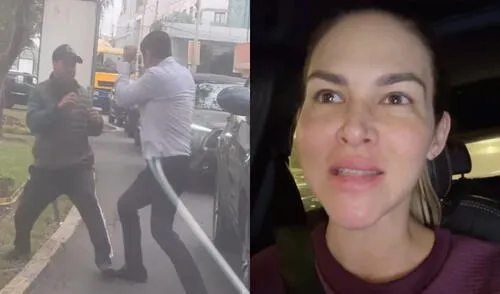 Anahí de Cárdenas tuvo fuertes comentarios contra conductores que se agarraron a golpes en plena avenida. Foto: Composición LR/Instagram Anahí de Cárdenas tuvo fuertes comentarios contra conductores que se agarraron a golpes en plena avenida.