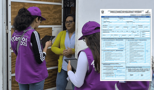 De acuerdo al INEI, los primeros resultados del Censo 2025 se conocerán a mediados de 2026.