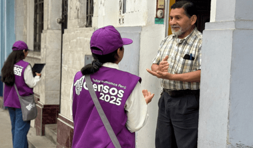El 4 de agosto inicia el censo nacional 2025. Foto: Gob.pe
