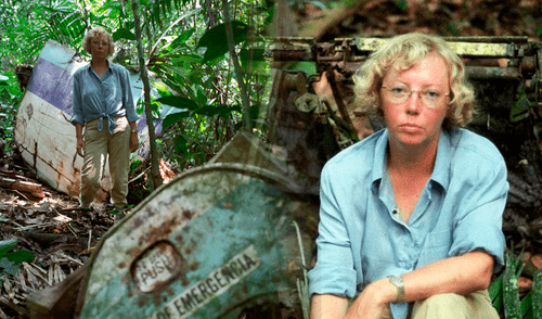 Juliane Koepche sobrevivió en la Amazonía tras un trágico accidente de avión.