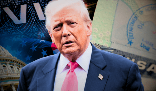 Donald Trump propone depósitos de US$15.000 a solicitantes de visa de países con alta permanencia ilegal.