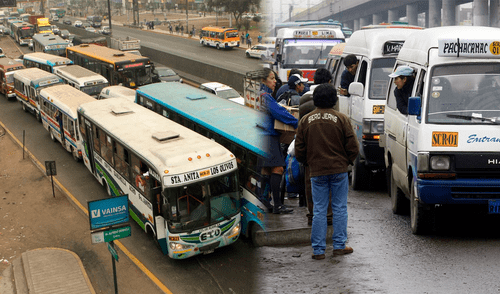 Transporte informal en Lima pone en peligro la vida de las personas. Foto: composición LR Transporte informal en Lima pone en peligro la vida de las personas. Foto: composición LR