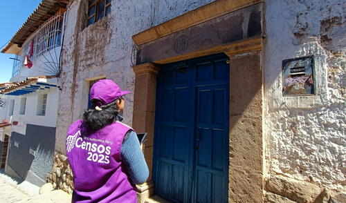 En algunas viviendas visitadas en acompañamiento a censistas, las personas no abrieron la puerta. Foto: Luis Alvarez / La República