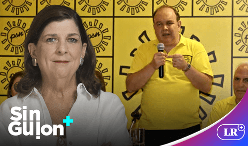 Rosa María Palacios sobre partido de Rafael López Aliaga. Foto: composición LR Rosa María Palacios sobre partido de Rafael López Aliaga.