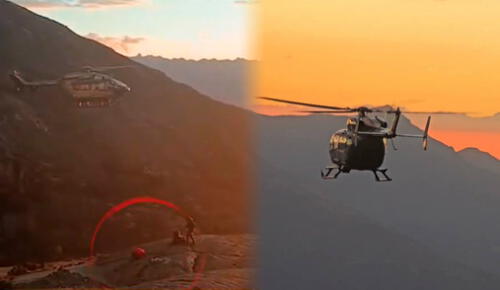 Montañista finlandés rescatado en helicóptero en dramática operación en la Cordillera Blanca