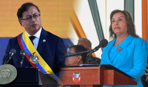 El presidente de Colombia notificó de ocupación de territorio colombiano por parte de Perú. Foto: composición LR El presidente de Colombia notificó de ocupación de territorio colombiano por parte de Perú. Foto: composición LR