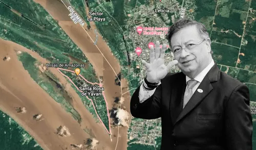 Gustavo Petro acusó al Perú de tomar parte de su territorio, pero Gobierno rechazó sus declaraciones. Foto: Composición/LR Gustavo Petro