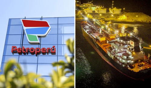 La exportación del combustible Turbo Jet A-1 se realizó desde la Refinería Talara. Foto: composición LR/Petroperú Petroperú