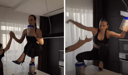 Mariana Barutkina sufrió una lesión una columna tras intentar el 'stiletto challenge'