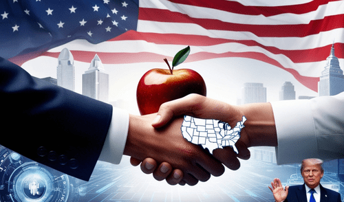 Los aranceles le costaron a Apple US$800 millones en el segundo trimestre. Foto: generado con IA/Dax Canchari Los aranceles le costaron a Apple US$800 millones en el segundo trimestre