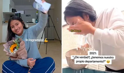 Lizeth Atoccsa acompañó el mensaje con un video de su "antes y después"