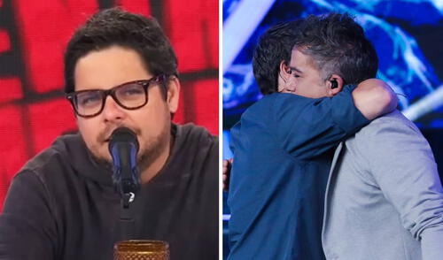 Gian Piero Díaz volvió a 'Entrometidos' y contó la verdad de su reencuentro con Renzo Schuller en 'Esto es guerra'.