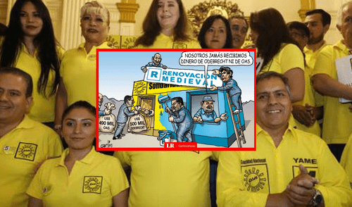 Carlincatura retrata a partido que intenta negar sus investigaciones. Foto: composición LR Carlincatura retrata a partido que intenta negar sus investigaciones