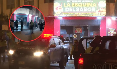 PNP registró al menos 12 casquillos en el lugar del crimen.