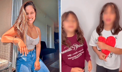 Las dos hijas de Andrea San Martín son fruto de su relación con Sebastián Lizarzaburu y Juan Víctor. Foto: Instagram/TikTok. Las dos hijas de Andrea San Martín son fruto de su relación con Sebastián Lizarzaburu y Juan Víctor