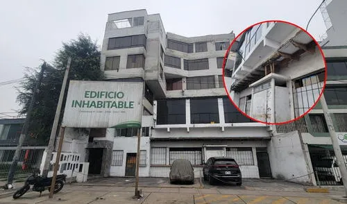Edificio inhabitable en San Isidro sigue habitado pese a su avanzado deterioro