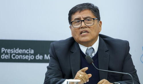 El titular del Interior justificó la ausencia culpando a gobiernos anteriores. Foto: Mininter El titular del Interior justificó la ausencia culpando a gobiernos anteriores.