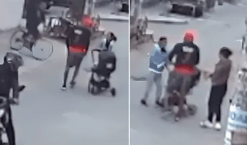 Sujeto amenazó y asaltó a madre de familia con su bebé.