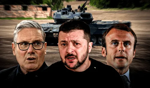 Volodimir Zelenski confirmó que habló con los líderes europeos Starmer y Macron.