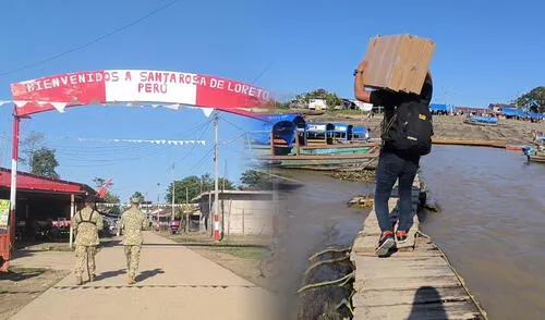 Las mirada del Ejecutivo y las cámaras viraron hacia Santa Rosa de Loreto tras el reclamo del presidente colombiano Gustavo Petro. Foto: Yazmín Araujo - La República.