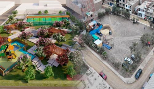 Municipalidad de Lima inicia obras de renovación en el parque La Floresta de Puente Piedra