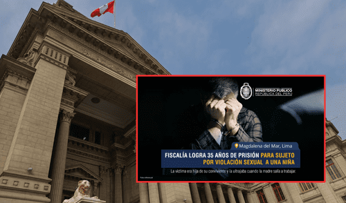 Fallo contra al agresor sexual fue conseguido por la Séptima Fiscalía Superior Penal de Lima.