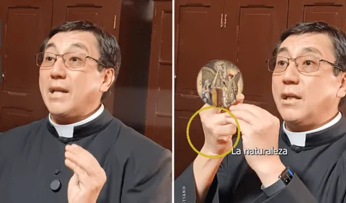 Sacerdote señala que en 'señal de la cruz' se toca la frente, pecho y los hombros de izquierda a derecha representando a Cristo encarnado.