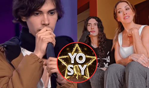 Mateo Ríos, hijo de la actriz colombiana, participó en 'Yo soy'.
