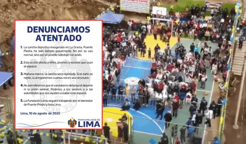 Inaugurada en julio de 2025, la losa incluye una cancha de concreto y espacios recreativos para los vecinos. Inaugurada en julio de 2025, la losa incluye una cancha de concreto y espacios recreativos para los vecinos.