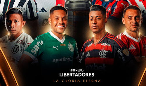 Estos octavos de final tienen a clubes de Argentina, Brasil, Colombia, Ecuador, Paraguay, Perú y Uruguay. Foto: Conmebol Libertadores