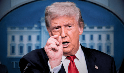 El presidente Donald Trump afirma que Washington tiene más crímenes que Bogotá o Lima.