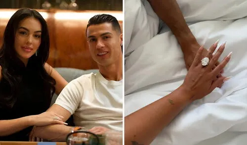 Cristiano Ronaldo y Georgina Rodríguez sellan su compromiso con un lujoso anillo, tras nueve años de relación.