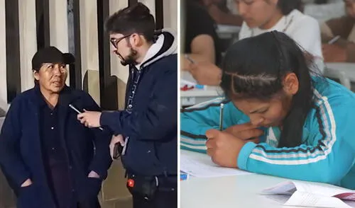 Adulta mayor hace cola desde las 4:30 a.m. para que su nieta postule a la UNSA