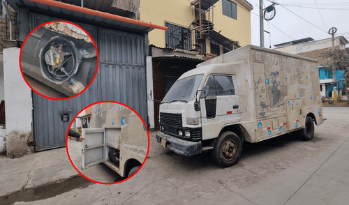 Válvula de gas de la furgoneta fue manipulada. Foto: Composición LR/Kevinn García Válvula de gas de la furgoneta fue manipulada. Foto: Composición LR/Kevinn García