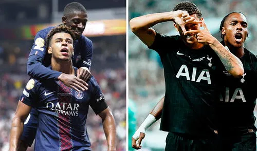 Parisinos y londinenses solo jugaron una vez entre sí: fue por un amistoso en el 2017. Foto: composición de LR/PSG/Tottenham Hotspur Parisinos y londinenses solo jugaron una vez entre sí: fue por un amistoso en el 2017. Foto: composición de LR/PSG/Tottenham Hotspur