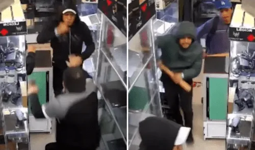 Sujetos armados atacan a vendedor de laptops en Cercado de Lima.