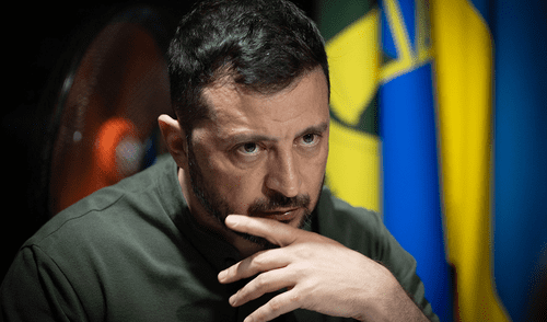 El presidente de Ucrania, Volodimir Zelensky, acusó a Rusia de no buscar un alto al conflicto.