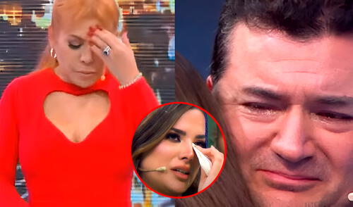 Magaly Medina se quedó sorprendida por las declaraciones de Suheyn Cipriani. Foto: Composición LR/captura/YouTube Magaly Medina se quedó sorprendida por las declaraciones de Suheyn Cipriani.