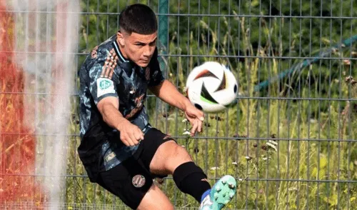 El mediapunta, nacido en Alemania y con ascendencia peruana, mostró personalidad en el amistoso ante el Grasshopper Club.