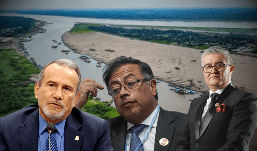 Ministros acudirán al Congreso para brindar explicaciones por los últimos acontecimientos en la frontera con Colombia. Foto: Composición/LR Congreso, Elmer Schialer, Walter Astudillo, Gustavo Petro