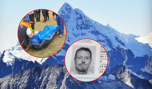 Encuentran cuerpo sin vida de turista danés en nevado de Ancash Encuentran cuerpo sin vida de turista danés en nevado de Ancash