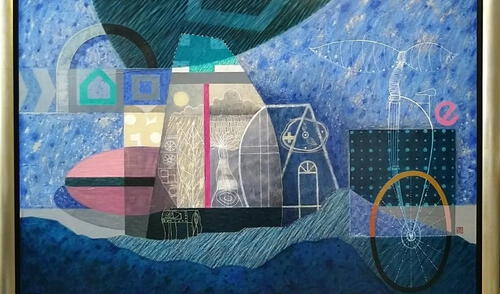 Obra de César Martínez. Imagen: Difusión. Obra de César Martínez. Imagen: Difusión.