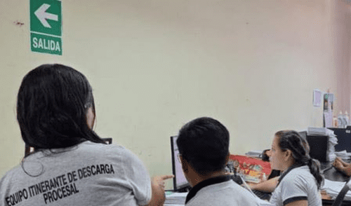 Jueces y personal administrativo colaboran fuera del horario habitual para mejorar la eficiencia. Fuente: Difusión. Jueces y personal administrativo colaboran fuera del horario habitual para mejorar la eficiencia. Fuente: Difusión.