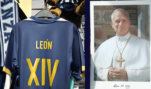 La Tienda 1901 envió una camiseta personalizada al Papa León XIV.