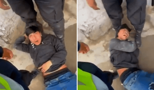 El sujeto fue sorprendido con un arma y regleta mientras intentaba forzar una puerta.