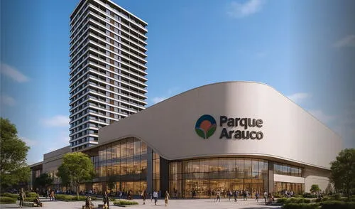 Parque Arauco construirá 414 departamentos dentro de un centro comercial