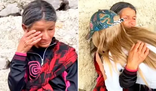 Aunque Hermilia tiene discapacidad para hablar, esto no fue una barrera para demostrar su emoción al reencontrarse con su hija en Chota. La señora Hermilia había perdido a su mamá hace 15 días y al volver a ver a su hija, una mujer de 42 años volvió a sonreír.