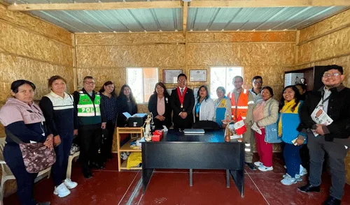 Las autoridades locales reafirmaron su compromiso de apoyo al sistema judicial. Fuente: Difusión.