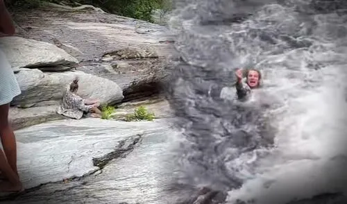 El desinteresado acto de amistad, en realidad sería una escena planificada, debido a que los involucrados son expertos en parkour El desinteresado acto de amistad, en realidad sería una escena planificada, debido a que los involucrados son expertos en parkour